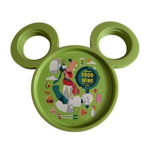 NWT Disney California Adventure Food & Wine Festival 2026 plate and cup holder